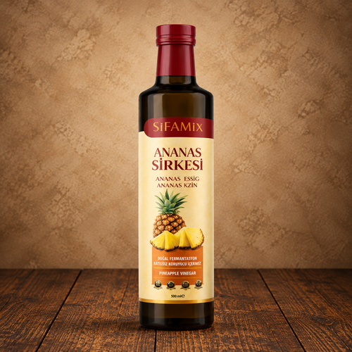 Ananas Sirkesi – Ananasessig in der Flasche | Zümer Nuts