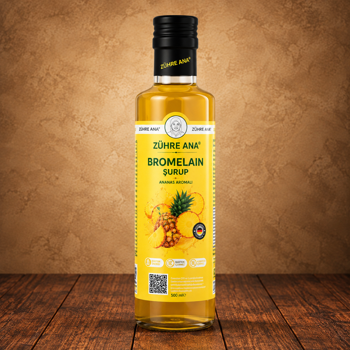 Bromelain Şurubu – Bromelain-Sirup mit Ananas | Zümer Nuts
