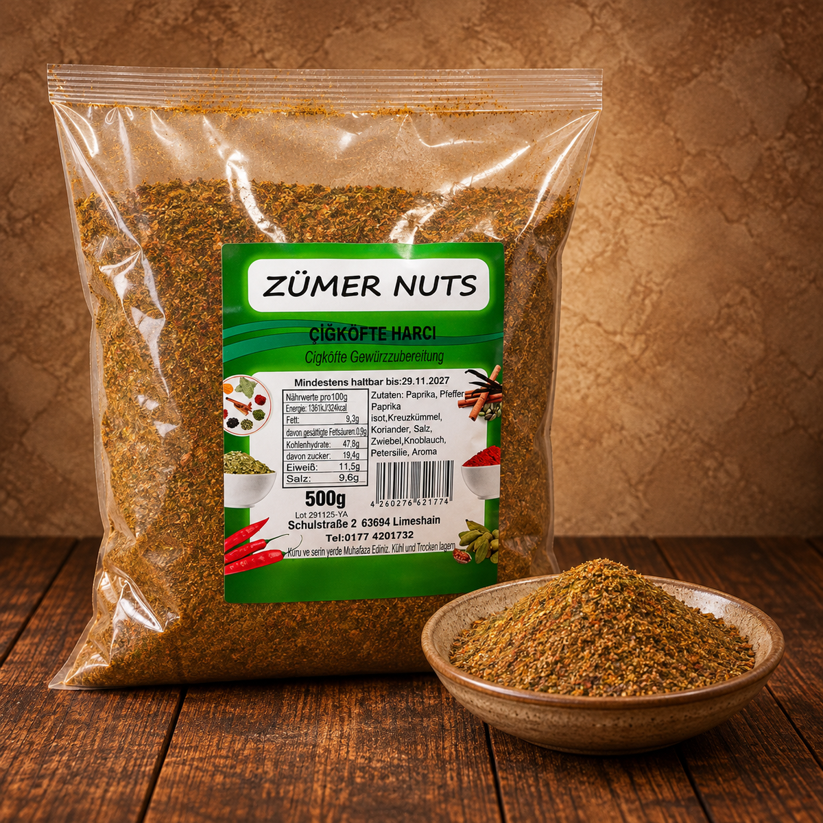 Çiğ Köfte Baharatı – traditionelle Çiğ-Köfte-Gewürzmischung | Zümer Nuts