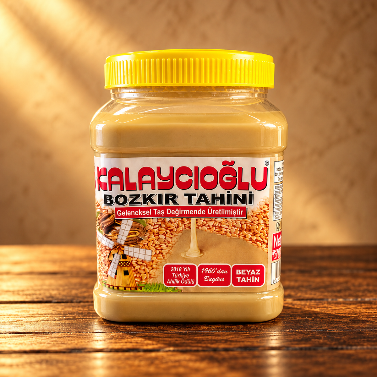 Kalaycıoğlu Bozkır Tahini – helle Sesampaste (Beyaz Tahin) 935 g von Zümer Nuts